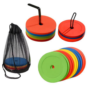 Cônes d'entraînement <span class=keywords><strong>de</strong></span> <span class=keywords><strong>football</strong></span> en PE colorés, design antidérapant, exercices d'agilité, écologiques, durables, équipement sportif extérieur pour l'école - Product Image 6