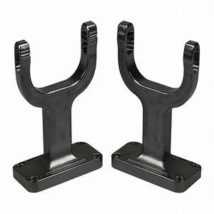 Support de fixation en U usiné CNC haute résistance avec mâchoires rainurées pour machines industrielles, compatible OEM - Product Image 5