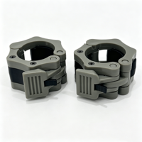 Colliers de serrage rapides antidérapants pour haltères en plastique ABS, clips de verrouillage résistants à l'usure pour barres de 25 mm et 50 mm standard