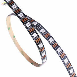 Bande <span class=keywords><strong>LED</strong></span> RGB programmable IP20/IP65/IP67 <span class=keywords><strong>Neo</strong></span>-<span class=keywords><strong>pixel</strong></span> intégrée, intelligente, 5V, PCB blanc/noir, WS2812B SK6812 5050 <span class=keywords><strong>pixel</strong></span> 30/60/144 <span class=keywords><strong>LED</strong></span> - Product Image 4