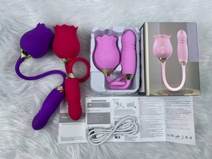 女性用乳首<span class=keywords><strong>G</strong></span>スポットローズフラワーセクシーなおもちゃオナニーツール舌舐める吸うローズバイブレーターセックスおもちゃ - Product Image 4