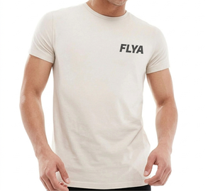 T-shirt pour homme à manches courtes, couleur unie, style streetwear, logo personnalisé, 260g, col rond - Product Image 1