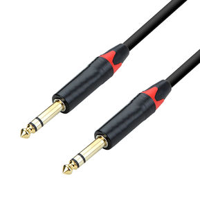 Rohs CE jinsanhu high quality golden audio guitar music instrument audio <strong>cable</strong> wire <strong>jack</strong> to <strong>rca</strong> <strong>jack</strong> <strong>6.35</strong> 6.3 6.25 wholesale - Product Image 4