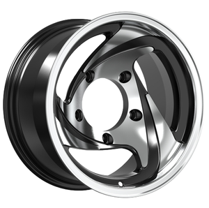 גלגלי אלומיניום סגסוגת 15 אינץ '5/6 חורים <span class=keywords><strong>pcd</strong></span> 114.3-<span class=keywords><strong>160</strong></span> מכונה שחור פנים 15 x8.0j et-22 מתאים למכוניות נוסעים - Product Image 4