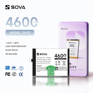 Sova แบตเตอรี่สำรอง4600มิลลิแอมป์ต่อชั่วโมงสำหรับแบตเตอรี่โทรศัพท์ <span class=keywords><strong>VIVO</strong></span> S16E / V27E B-Y2แบตเตอรี่โทรศัพท์ - Product Image 1