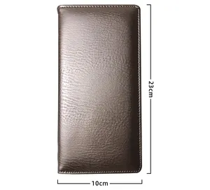 Custom Premium Mini A5 A6 A4 Leather Vis Display Hotel Menu Cover Holder Folder For Restaurant Wedding