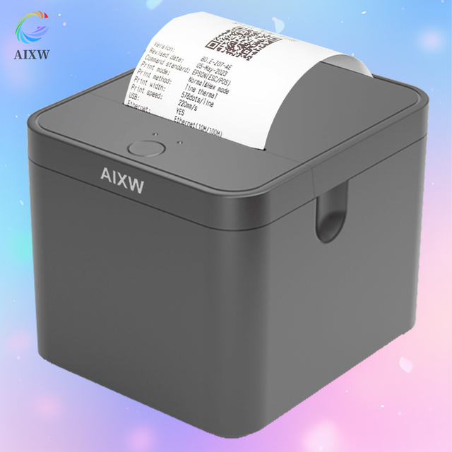AIXW Receipt Printer for Small Business 58mm Width Paper Price Checker for Flower and Jewelry Store Clothing Store