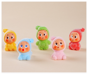 Miniature Luminose per Bambini, Statuette 3D di Angioletti Seduti, Decorazioni per Torte, Giocattoli Portafortuna - Product Image 2