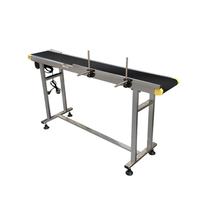 Chaîne de production personnalisée ajustable Table automatique Vitesse en PVC PU Mini bande transporteuse portable pour l'industrie alimentaire