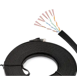 سلك تصحيح شبكة CAT6 CAT7 CAT8 عالي الجودة رفيع 3m UTP FTP RJ45