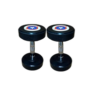 Set halter Hex karet kustom terlaris untuk penggunaan Gym komersial kualitas terbaik bobot gratis untuk pemasok India latihan lengan
