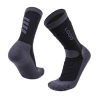 Meilleure vente Cushion Grip Sports Sock Custom Made Crew Athletic Football Soccer Grip Socks