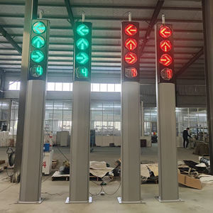 Tôle de couleur personnalisée tourner à gauche tourner à droite compte à rebours rouge vert lumière intégrée pour piétons feux de signalisation - Product Image 1