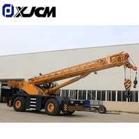 Grue tout-terrain XJCM 60 tonnes 4x4, grue mobile hydraulique avec flèche télescopique pour chantier de construction