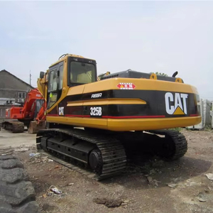 Excavadora de cadenas usada Caterpillar CAT325B original de 25 toneladas con motor Cummins y caja de cambios PLC - Product Image 1