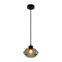 Lámparas Colgantes de Diseño Clásico Contemporáneo para Decoración de Interiores, Lámpara Colgante de Vidrio Vintage con LED