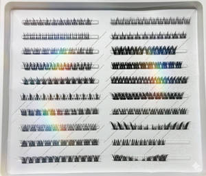 cluster lashes diy <b>eyelash</b> <b>extensions</b> self adhesive lash clusters natural volume lashes for beginners - Product Image 5