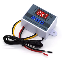 Contrôleur de température numérique LED XH-W3002 12V-220V 10A avec sonde de contrôle thermostatique et capteur étanche W3002