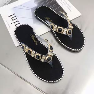 Summer Women's Shoes Sexy Fashion Trend Outdoor Slides <b>Sandals</b> PU Upper TPR Outsole Breathable Lightweight Comfort Flat <b>Sandals</b> - Product Image 2