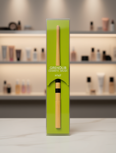 Brocha cosmética Grenolib H167, herramienta de maquillaje con mango de madera - Product Image 2