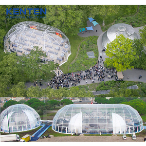 Structure de pavillon d'exposition KENTEN, bâtiment <span class=keywords><strong>temporaire</strong></span> en aluminium transparent, pavillon d'exposition culturelle, hall de réception touristique - Product Image 4