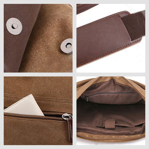 Low MOQ Wholesale Custom Large Capacity Fits 15 16 Inch <b>Laptop</b> <b>Mens</b> Canvas Shoulder <b>Bag</b> Crossbody Business <b>Laptop</b> Shoulder <b>Bag</b> - Product Image 6