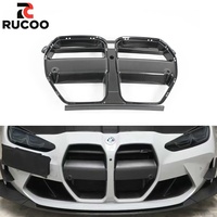 Calandre avant intégrée en carbone sec style V pour BMW G80 G81 M3 G82 G83 M4 2021+ – Accessoires de modification extérieure de remplacement