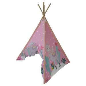 <span class=keywords><strong>Tente</strong></span> de jeu <span class=keywords><strong>tipi</strong></span> pour enfants en polyester <span class=keywords><strong>rose</strong></span> 120x120x150cm pour une utilisation en intérieur/extérieur - Product Image 6
