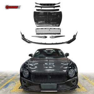 ชุดแต่งตัวถังรถยนต์ Bentley Continental GT รุ่น MSY สไตล์คาร์บอนไฟเบอร์แห้ง ประกอบด้วย ดิฟฟิวเซอร์หน้า-หลัง สเกิร์ตข้าง กระจังหน้าหลัก สปอยเลอร์หลัง - Product Image 1