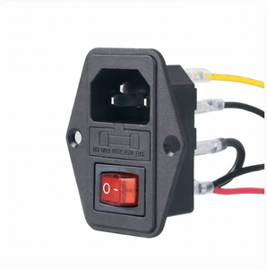 Interruptor de Corriente para Impresora 3D <span class=keywords><strong>KP3S</strong></span>, Enchufe de Alimentación, Toma de Corriente Triple, Repuestos para Impresora 3D - Product Image 1