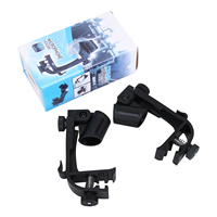 Plastic Foldable Drum Mic Stand Anti-Vibration Flexible Rotatable Microphone Clip Sturdy Durable Stage Performance Percussion