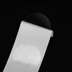 Confezione autoadesiva trasparente personalizzata sigilla la busta trasparente con sigillo <span class=keywords><strong>adesivo</strong></span> a cerchio tondo etichette Wafer - Product Image 3