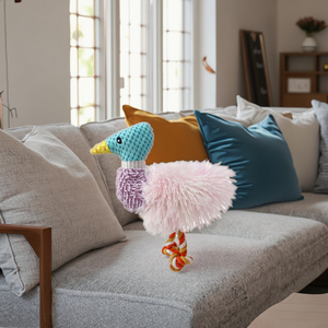 Toptan en popüler Pet peluş dolması hayvan widtoys şekilli oyuncaklar Squeaky Cotton paspas peluş pamuk halat köpek oyuncaklar ile - Product Image 1