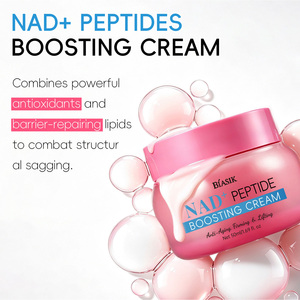 <span class=keywords><strong>Crema</strong></span> Facial y Corporal Coreana con NAD+ y 13 Péptidos al 5% <span class=keywords><strong>para</strong></span> <span class=keywords><strong>Piel</strong></span> Flácida, Antienvejecimiento, Reafirmante y Lifting, Color Rosa - Product Image 3