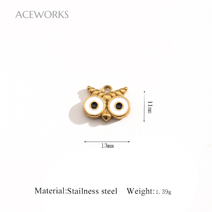 Owl white-Gold