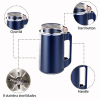 Moulin à Grains et Épices Électrique Multifonctionnel Mini Portable en Acier Inoxydable, Broyeur Automatique et Mixeur pour Grains de Café