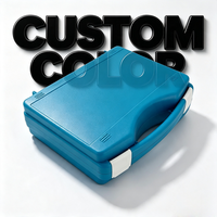 U-S002B Boîtier de transport robuste en plastique PP rigide léger de 10 pouces pour outils à main, avec découpe de mousse personnalisée, OEM ODM