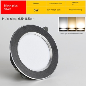 ไฟดาวน์ไลท์ LED ดาวน์ไลท์ LED 5W 12W 18W IP44 3CCT พื้นผิวทรงสี่เหลี่ยมเพรียวบาง - Product Image 3