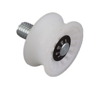Rouleau de suspension de porte d'ascenseur industriel Ferma* D33*15*M10 33*15mm Filetage M10 Matériau PA Pièces de rechange pour poulie de porte de palier/cabine