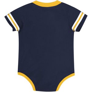 Milwaukee Brewers Baby Creeper Romper Jersey Col en V Respirant 0-24 mois Vêtements de baseball unisexes - Product Image 2