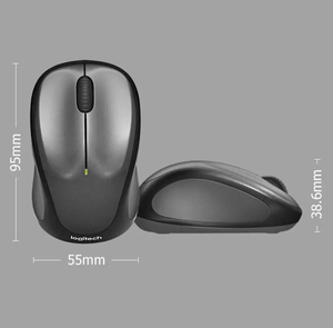 Souris sans fil M235 originale, 1000 DPI, optique, pour bureau, avec côtés en caoutchouc confortables, souris sans fil M235 pour bureau et maison - Product Image 2