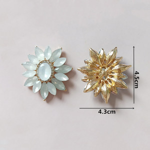 Lutin coreano nuevo estilo proteína Placa de flor completa, accesorio de aleación Huatuo DIY pajarita para el cabello - Product Image 6