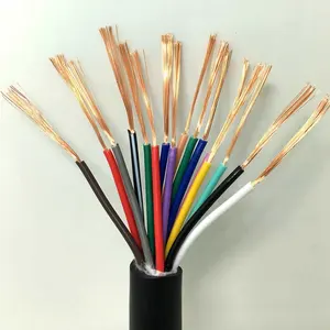 Armoured 2.5mm Copper multi core KVVP flexible control electric cable suppliers