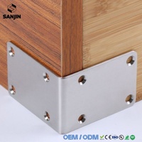 Équerre d'angle en L épaisse en acier inoxydable 304, support d'angle durable pour accessoires de quincaillerie de meubles et de chaises