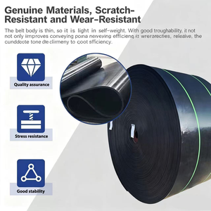 Madencilik Çakıl Kırıcıları Kesme Uygulamaları için EP Kauçuk Isıya Dayanıklı Konveyör Bantları - Product Image 4