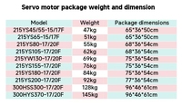 PORCHESON 215YS55-17F Motor Servo Hemat Energi untuk Mesin Cetak Injeksi Mesin Pencetakan Injeksi Plastik