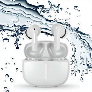 Audífonos Intrauditivos Blancos TWS V5.4 con Cancelación de Ruido ENC, Pantalla Digital, Chipset JL, Resistentes al Agua IPX4, Tipo C - Product Image 3