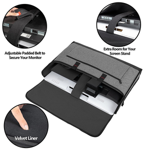 Étui de transport pour écrans de 24 à 27 pouces, sac de protection rembourré pour écran LCD, solution de transport pliable pour les voyages d'affaires et les déménagements - Product Image 5