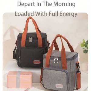 Food Grade 600D <b>Material</b> 15L Portable Lunch <b>Cooler</b> Bag Reusable Insulated Waterproof Eco-friendly with Zipper Closure - Product Image 6