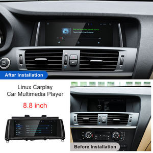 Système Linux 8,8 pouces, CarPlay sans fil, navigation automobile Android, vidéo, <span class=keywords><strong>musique</strong></span>, BMW X3 F25 X4 F26 - Product Image 3